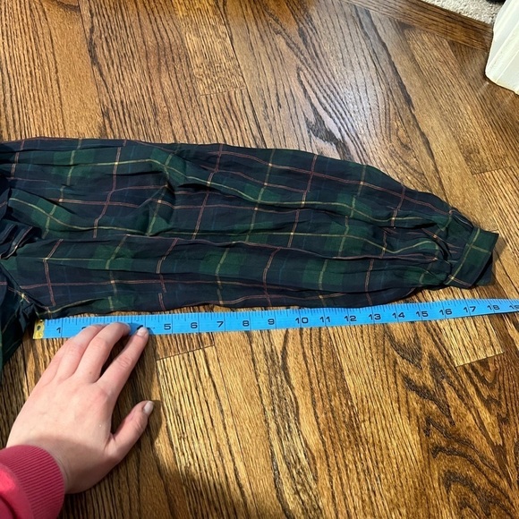 ICONS Objects of Devotion | Secretary Blouse Classic Tartan REVOLVE‎ Sz S - Picture 7 of 10